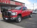 Flame Red 2008 Dodge Ram 2500 SLT Quad Cab 4x4