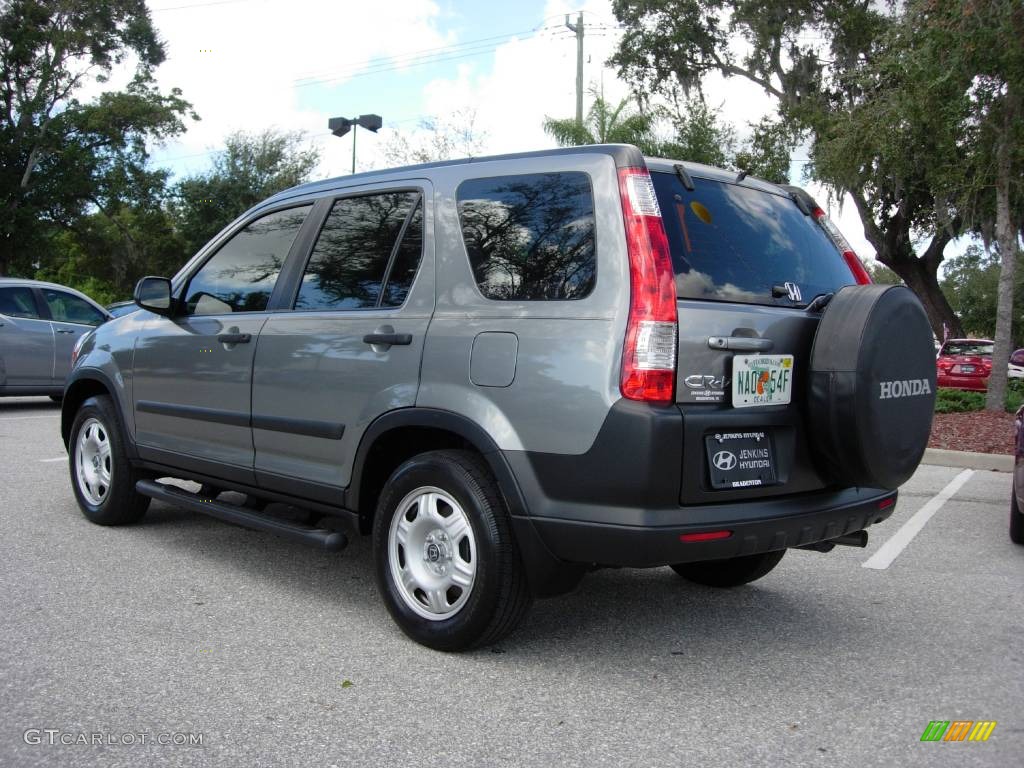 2006 CR-V LX - Silver Moss Metallic / Black photo #3