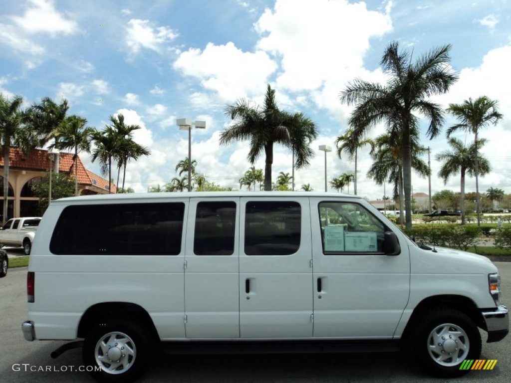 2012 E Series Van E350 XLT Passenger - Oxford White / Medium Flint photo #5