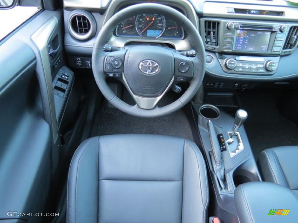 2013 Toyota RAV4 Limited Black Dashboard Photo #80220721