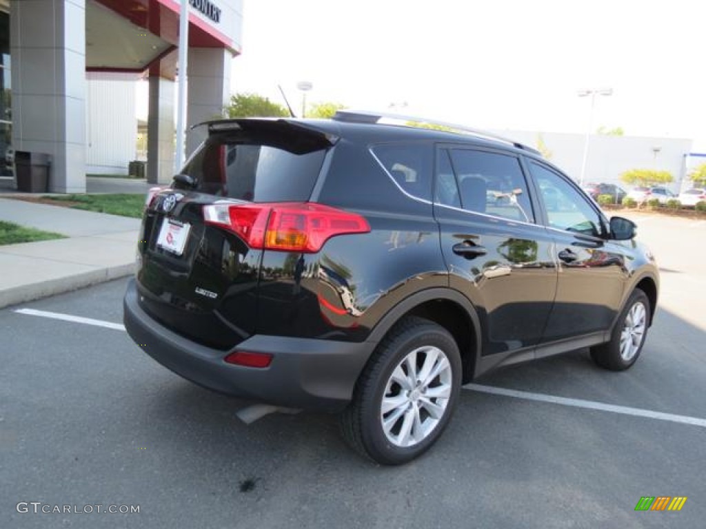 2013 RAV4 Limited - Black / Black photo #19