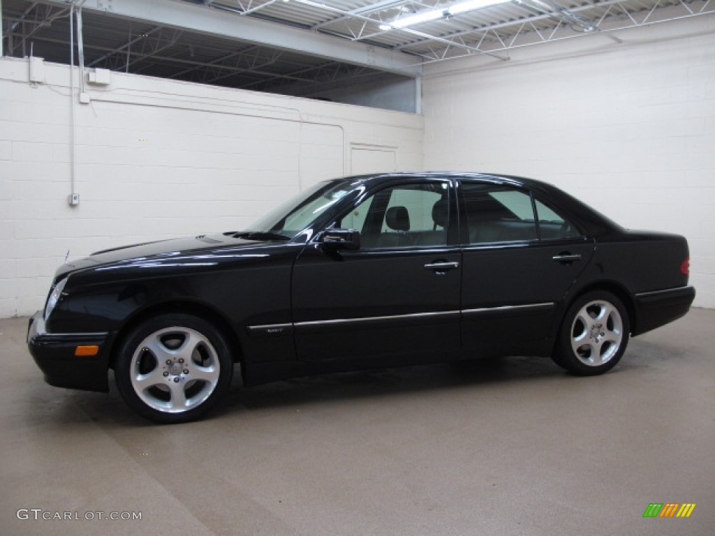Black 1998 Mercedes-Benz E 430 Sedan Exterior Photo #80220916