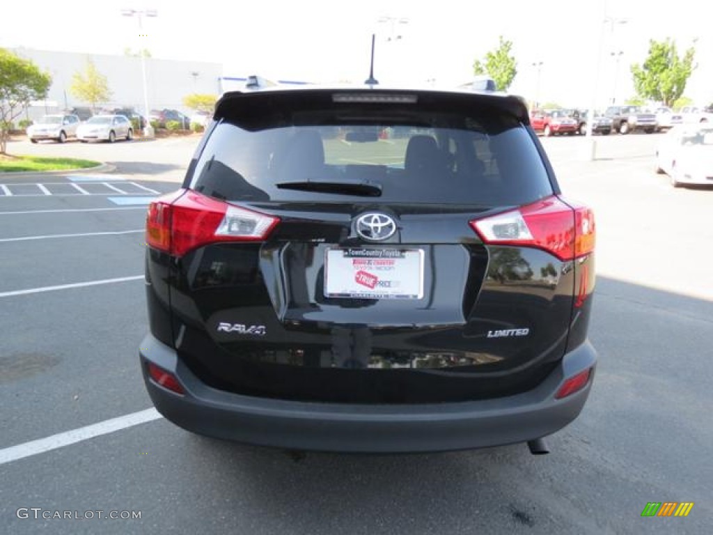 2013 RAV4 Limited - Black / Black photo #20