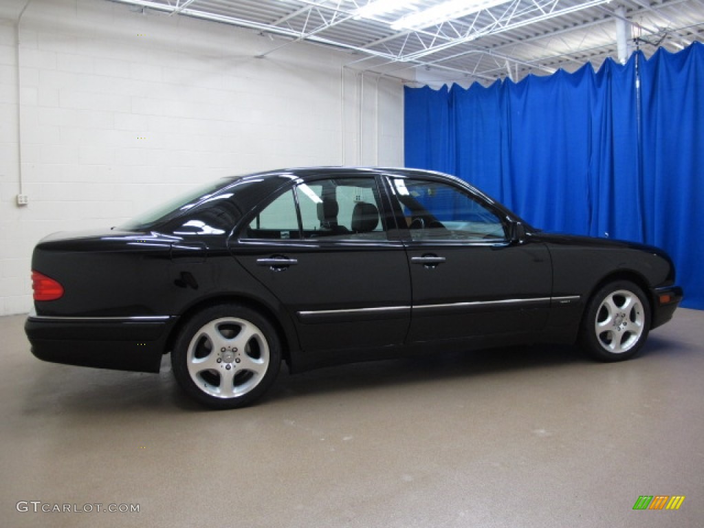 1998 E 430 Sedan - Black / Black photo #8