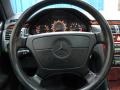 1998 Mercedes-Benz E Black Interior Steering Wheel Photo