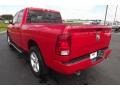 2013 Flame Red Ram 1500 Express Quad Cab  photo #7