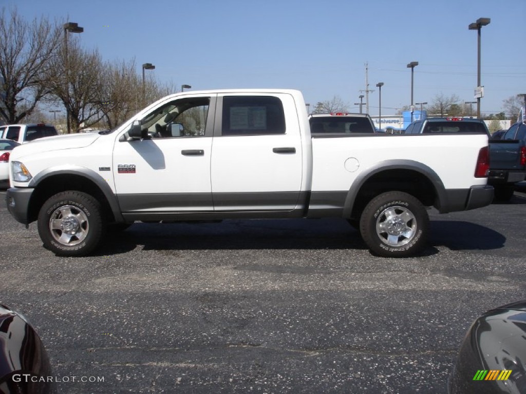 Bright White 2012 Dodge Ram 2500 HD SLT Outdoorsman Crew Cab 4x4 Exterior Photo #80222202