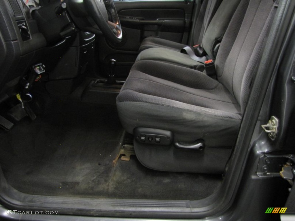 2004 Ram 2500 SLT Quad Cab 4x4 - Graphite Metallic / Dark Slate Gray photo #7