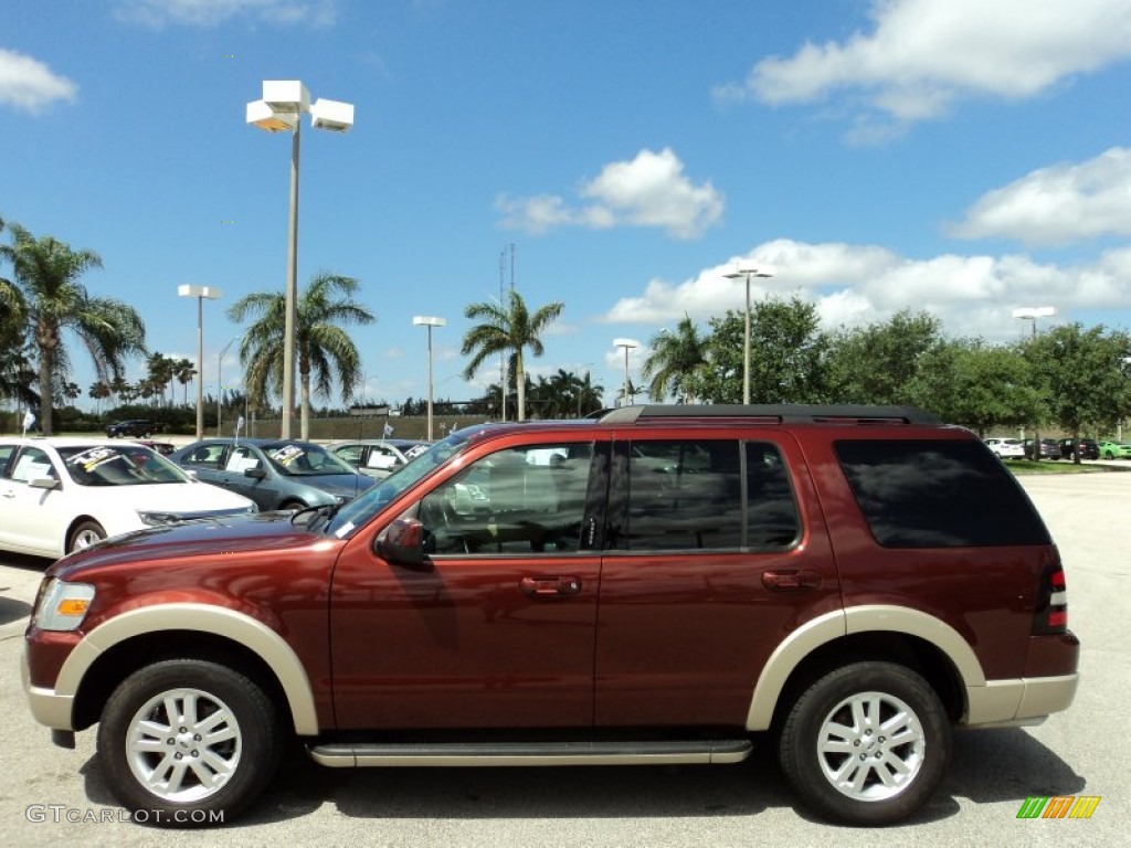 Dark Copper Metallic 2010 Ford Explorer Eddie Bauer Exterior Photo #80222350