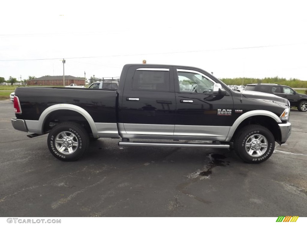 Black 2013 Ram 2500 Laramie Crew Cab 4x4 Exterior Photo #80223299