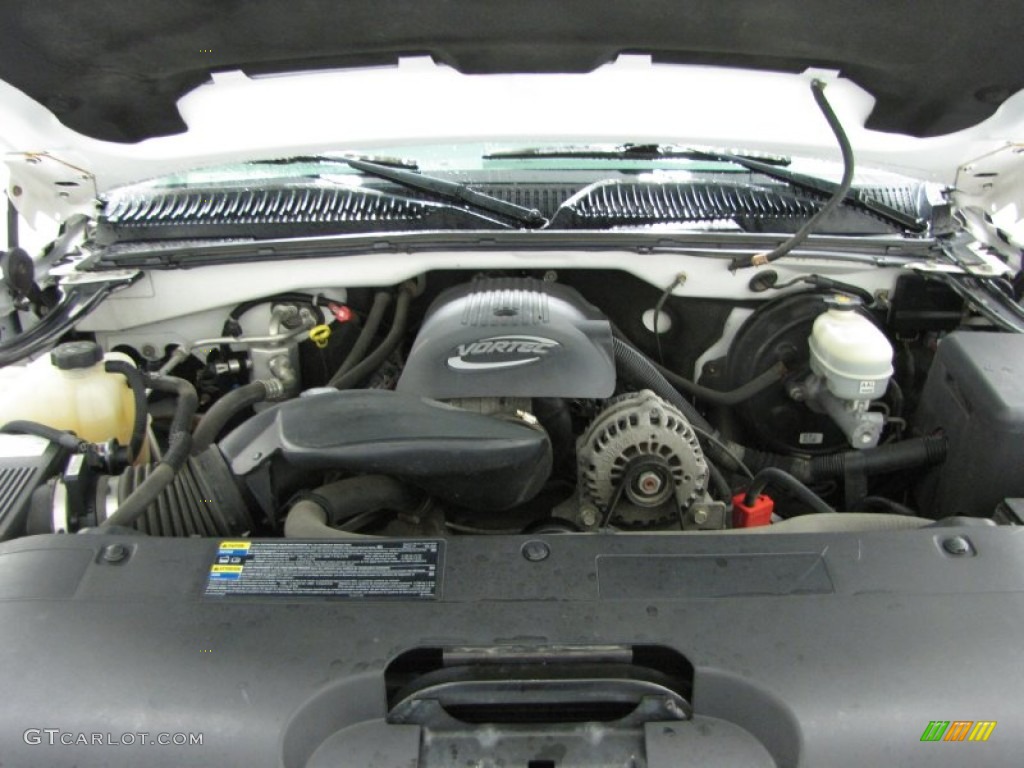 2006 Silverado 1500 LS Extended Cab 4x4 - Summit White / Dark Charcoal photo #5