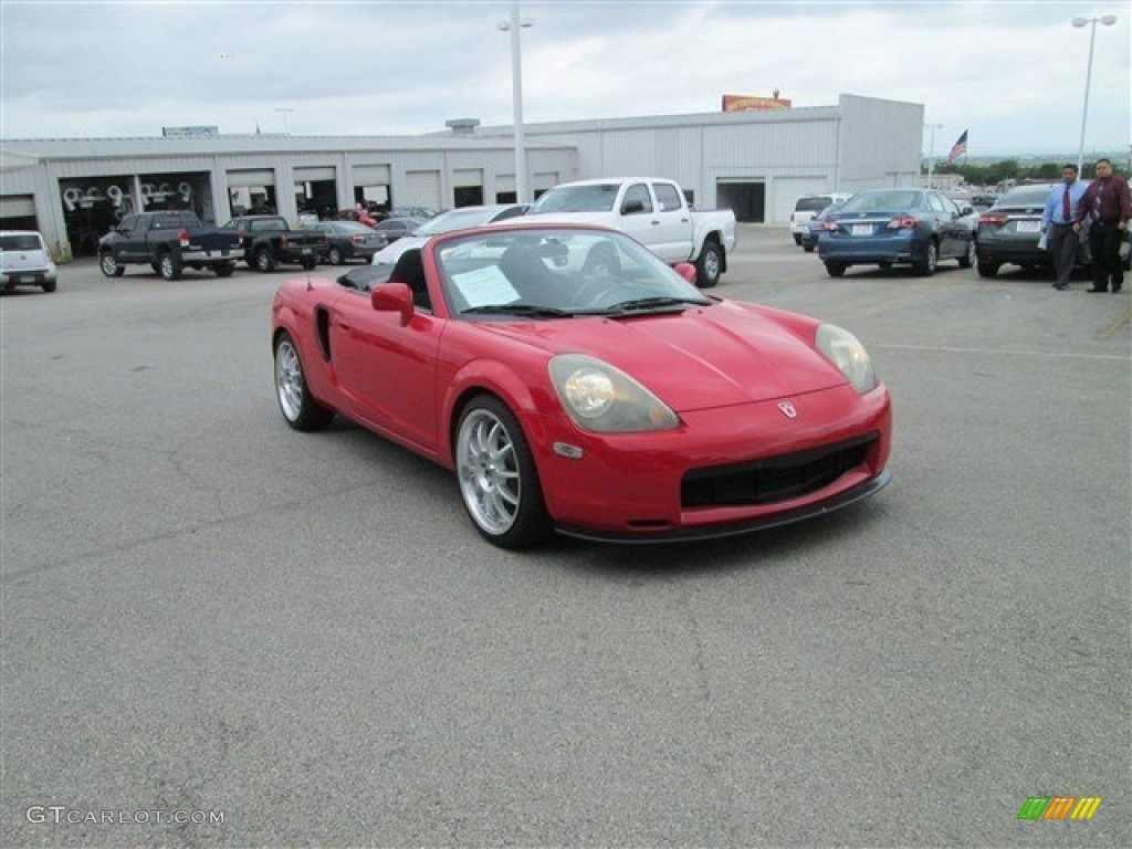 2001 MR2 Spyder Roadster - Absolutely Red / Red photo #1