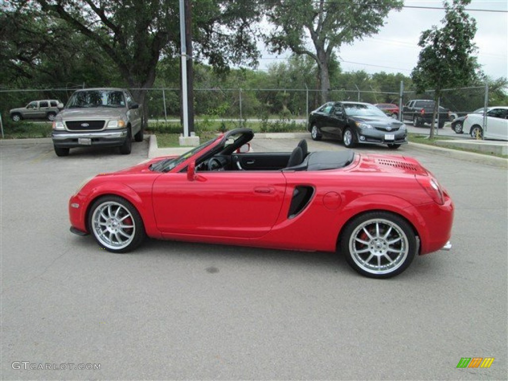 Absolutely Red 2001 Toyota MR2 Spyder Roadster Exterior Photo #80224654