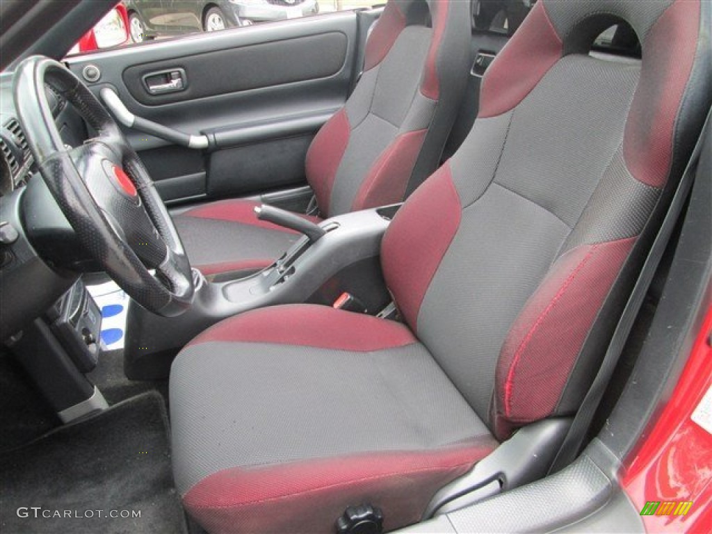 Red Interior 2001 Toyota MR2 Spyder Roadster Photo #80224672