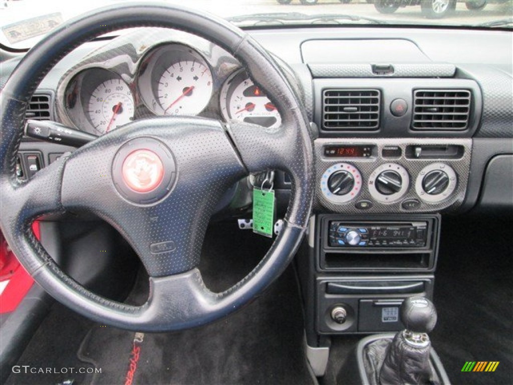 2001 Toyota MR2 Spyder Roadster Red Dashboard Photo #80224678