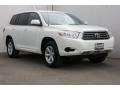 2009 Blizzard White Pearl Toyota Highlander   photo #1