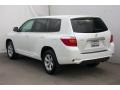 2009 Blizzard White Pearl Toyota Highlander   photo #2