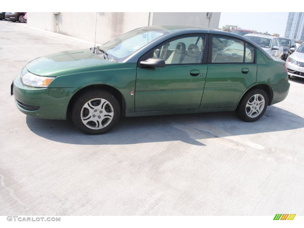 2003 ION 2 Sedan - Medium Green / Tan photo #4