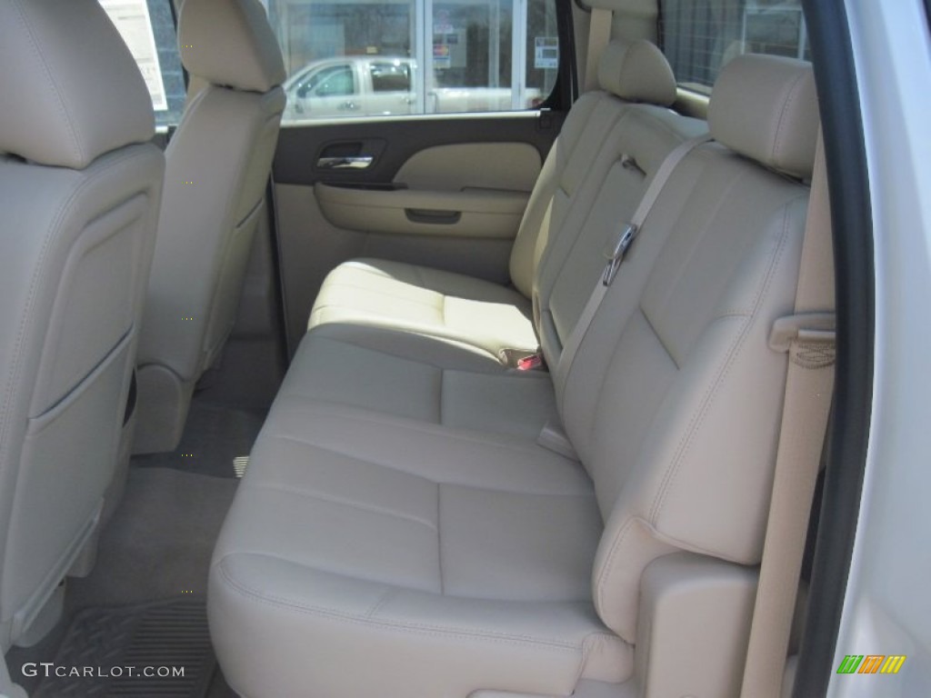 2013 Silverado 1500 LTZ Crew Cab 4x4 - White Diamond Tricoat / Light Cashmere/Dark Cashmere photo #8