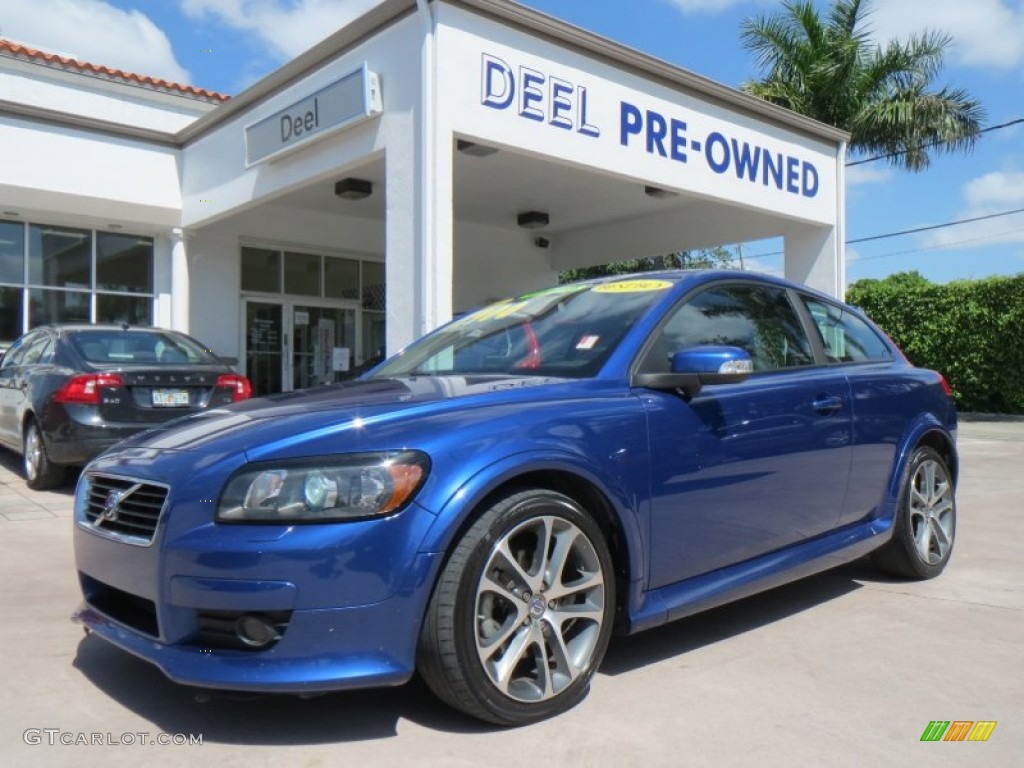 2008 C30 T5 Version 2.0 - Brilliant Blue Pearl / Off Black photo #1