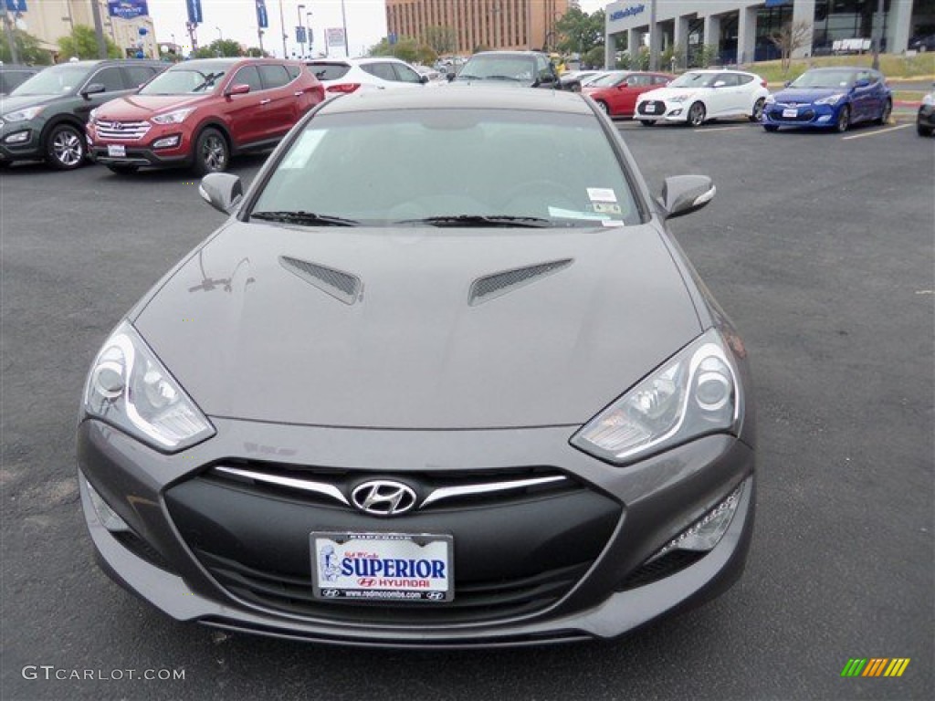 2013 Genesis Coupe 3.8 Grand Touring - Gran Premio Gray / Black Leather photo #1