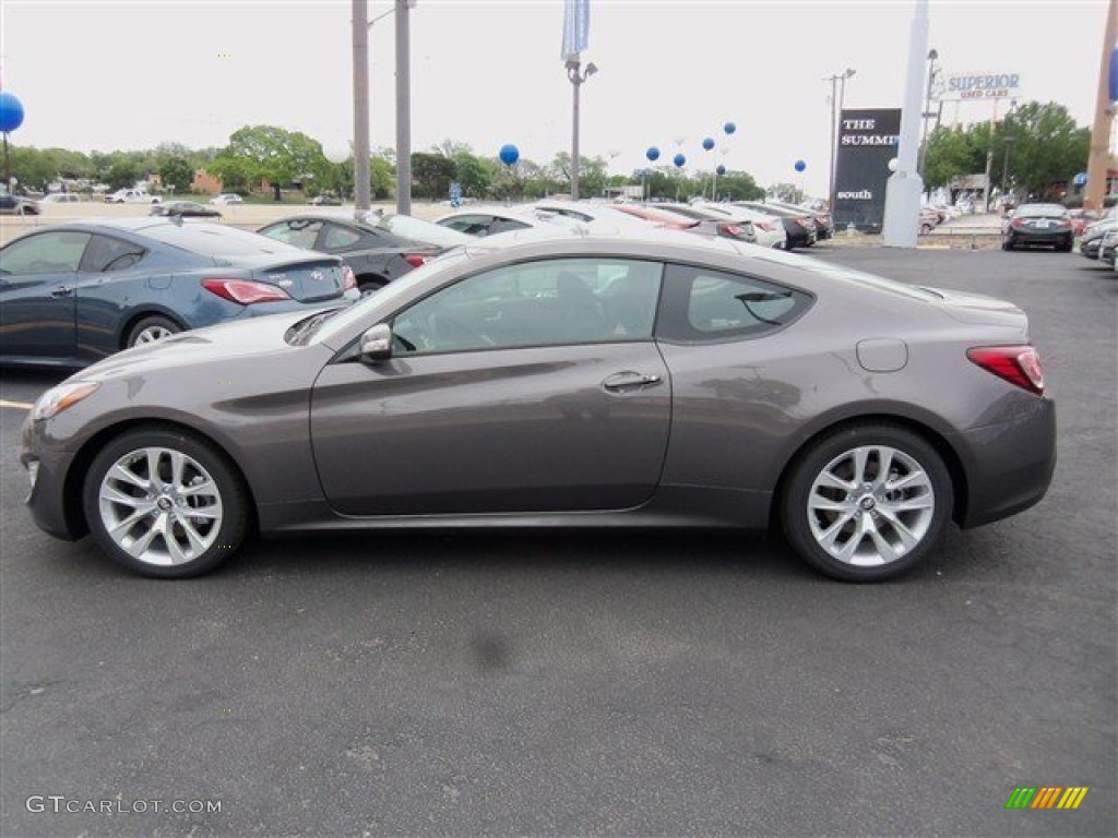 2013 Genesis Coupe 3.8 Grand Touring - Gran Premio Gray / Black Leather photo #6