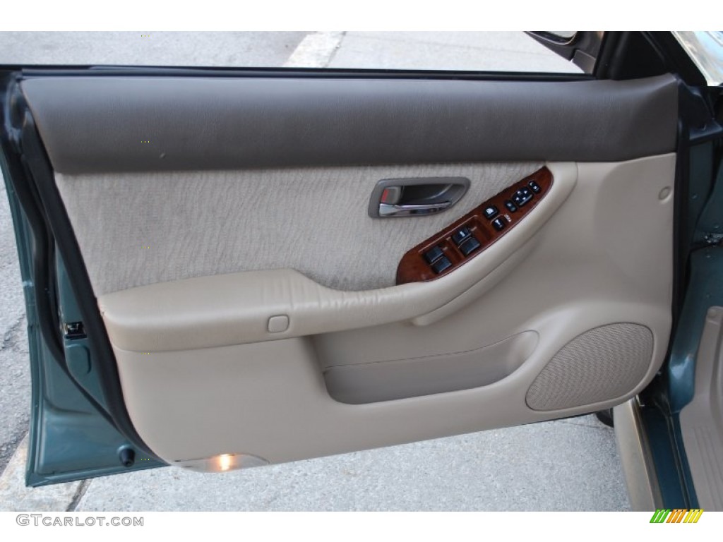 2002 Subaru Outback Wagon Beige Door Panel Photo #80229093