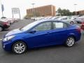 2013 Marathon Blue Hyundai Accent GLS 4 Door  photo #4