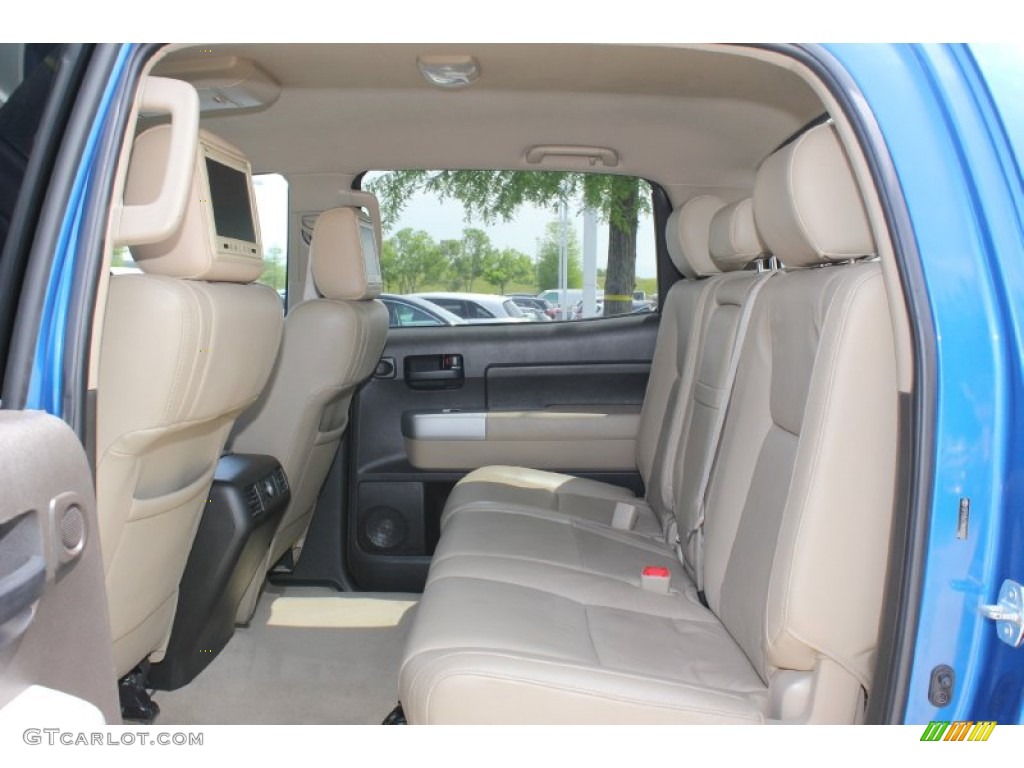2008 Toyota Tundra Texas Edition CrewMax Rear Seat Photo #80229122