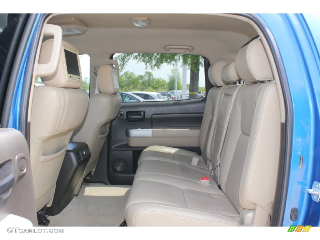 Beige Interior 2008 Toyota Tundra Texas Edition CrewMax Photo #80229122