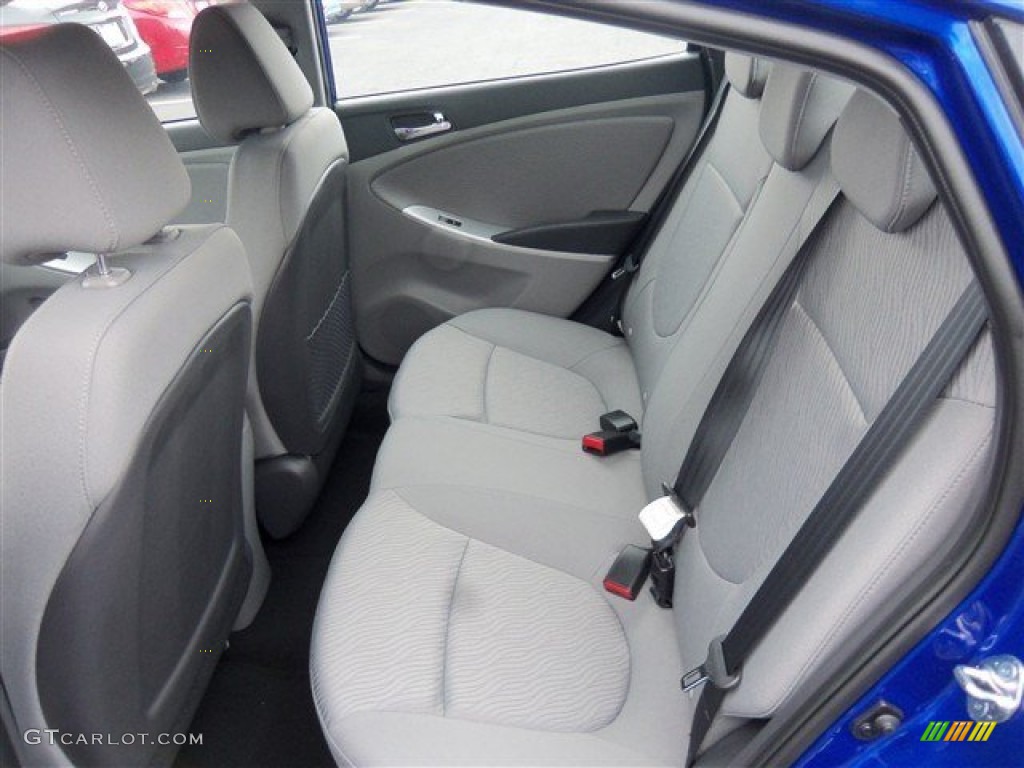 2013 Accent GLS 4 Door - Marathon Blue / Gray photo #11
