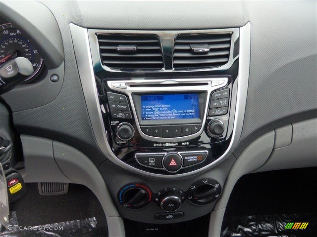 2013 Accent GLS 4 Door - Marathon Blue / Gray photo #13