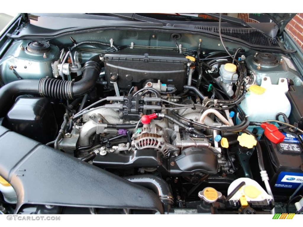 2002 Subaru Outback Wagon 2.5 Liter SOHC 16-Valve Flat 4 Cylinder Engine Photo #80229446