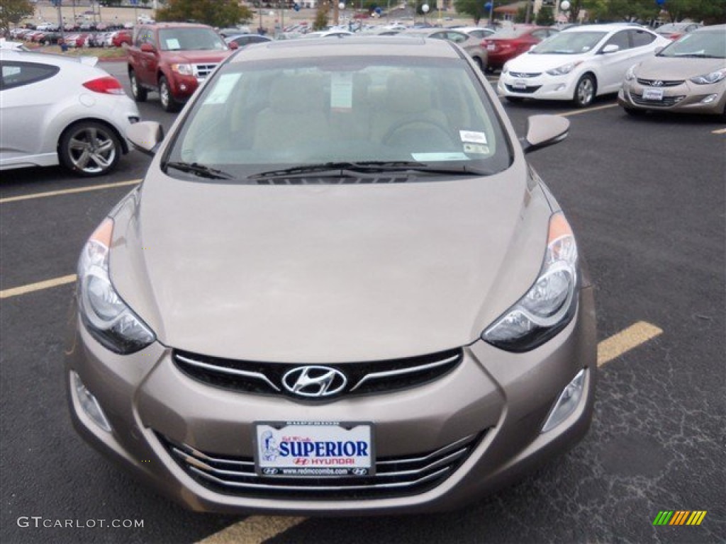 2013 Elantra Limited - Desert Bronze / Beige photo #1