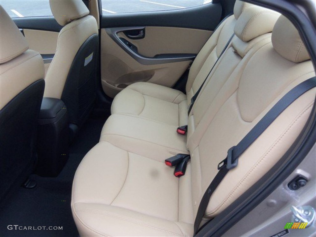 2013 Elantra Limited - Desert Bronze / Beige photo #14