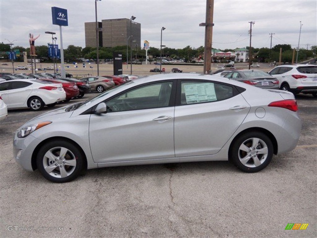 2013 Elantra GLS - Silver / Gray photo #4