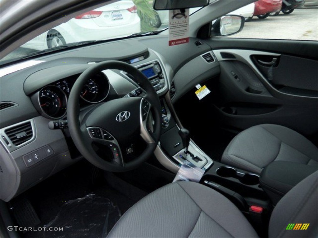 2013 Elantra GLS - Silver / Gray photo #8