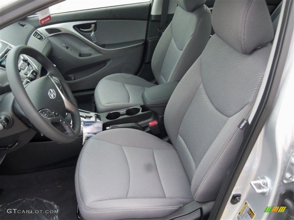 2013 Elantra GLS - Silver / Gray photo #9