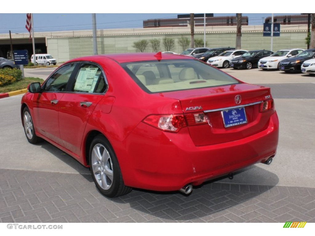 2013 TSX  - Milano Red / Parchment photo #5