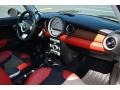 2007 Mini Cooper Rooster Red/Carbon Black Interior Dashboard Photo