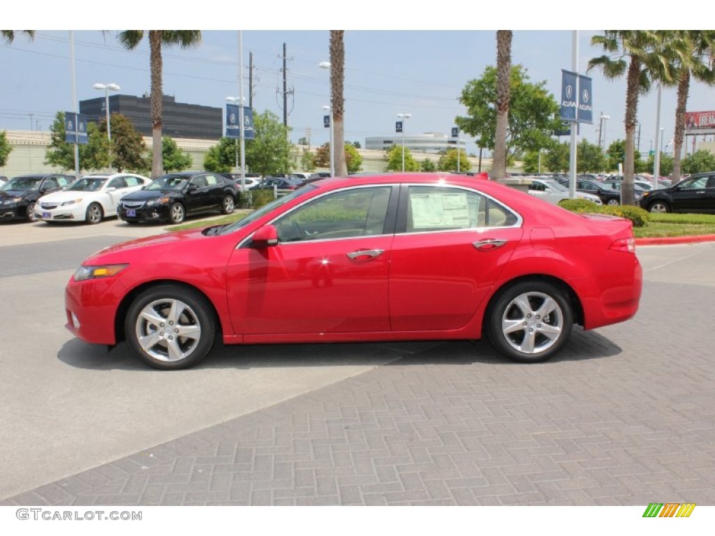 Milano Red 2013 Acura TSX Technology Exterior Photo #80233907