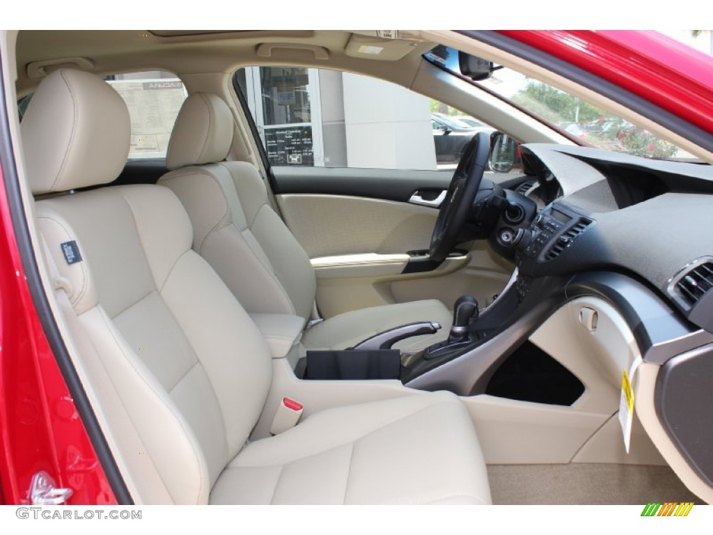 Parchment Interior 2013 Acura TSX Technology Photo #80234199