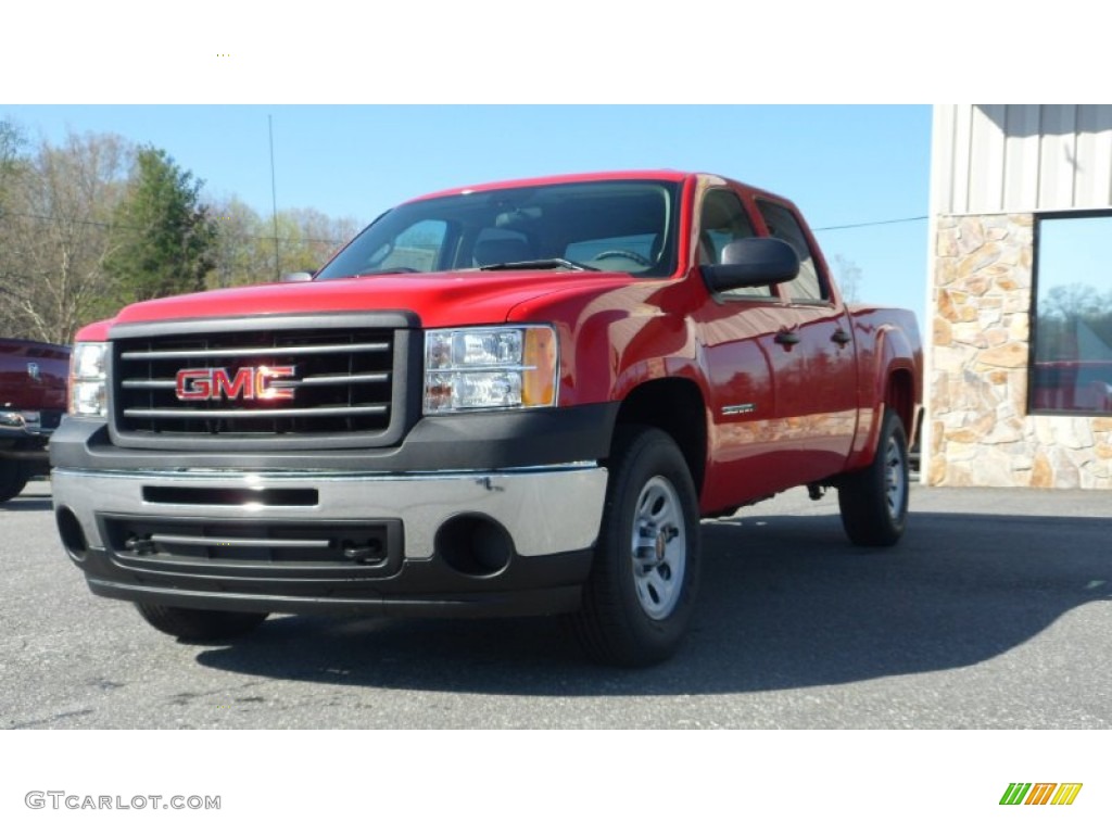 2013 Sierra 1500 Crew Cab 4x4 - Fire Red / Dark Titanium photo #2