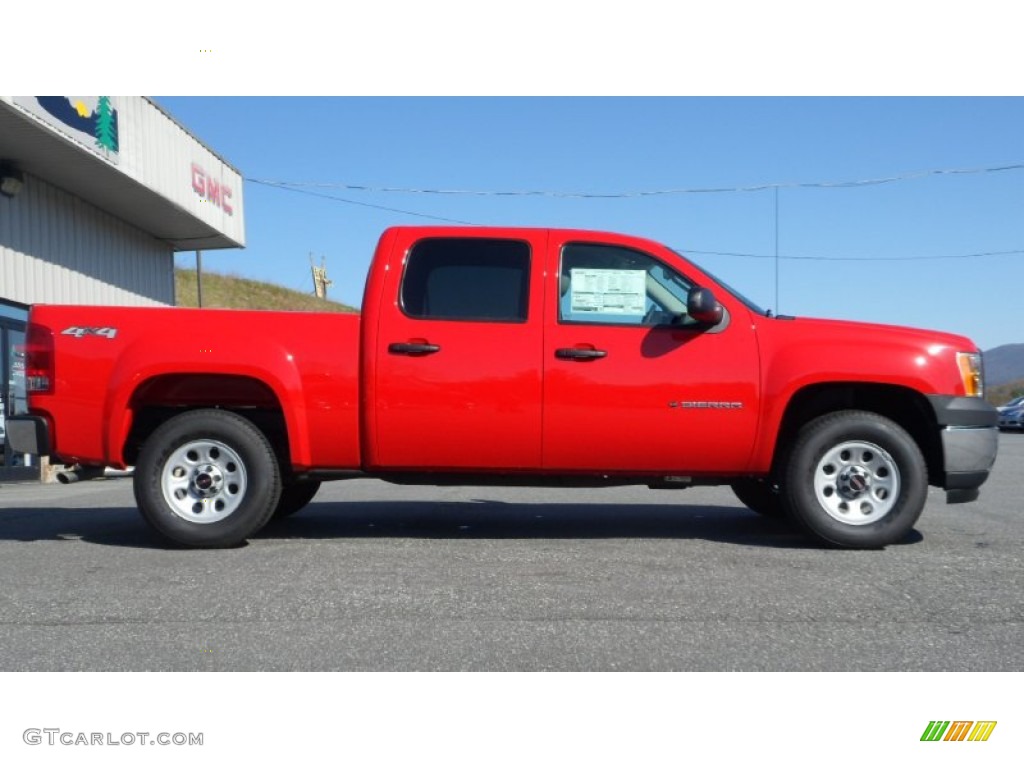 2013 Sierra 1500 Crew Cab 4x4 - Fire Red / Dark Titanium photo #5