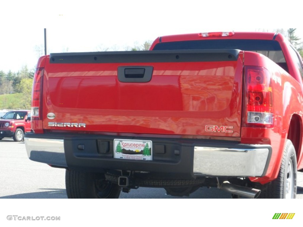 2013 Sierra 1500 Crew Cab 4x4 - Fire Red / Dark Titanium photo #7