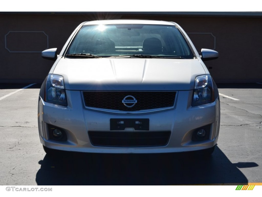 2012 Sentra 2.0 SR - Brilliant Silver Metallic / Charcoal photo #2