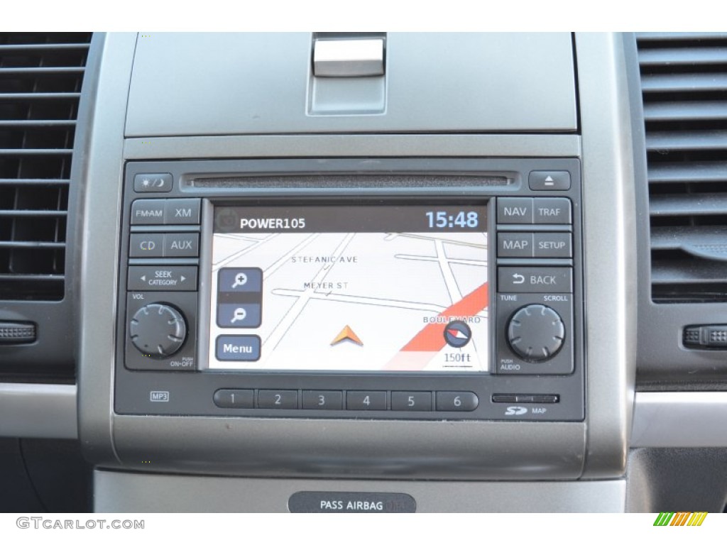 2012 Sentra 2.0 SR - Brilliant Silver Metallic / Charcoal photo #15