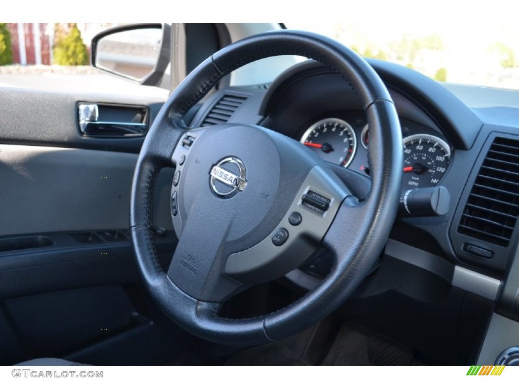 2012 Sentra 2.0 SR - Brilliant Silver Metallic / Charcoal photo #17