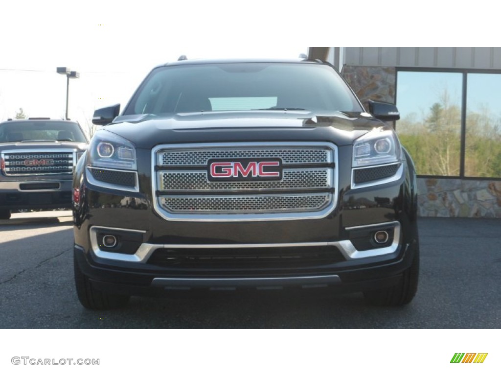 2013 Acadia Denali AWD - Carbon Black Metallic / Ebony photo #3