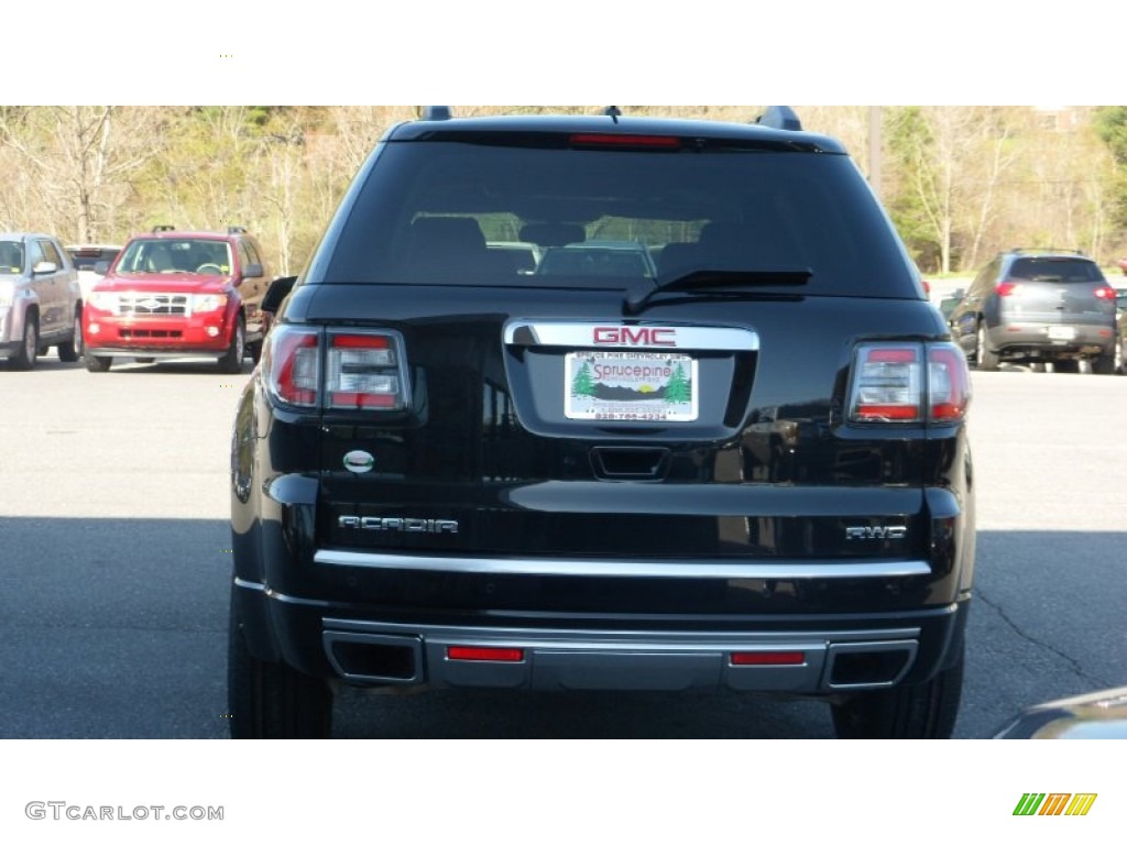 2013 Acadia Denali AWD - Carbon Black Metallic / Ebony photo #5